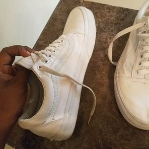 Old white vans